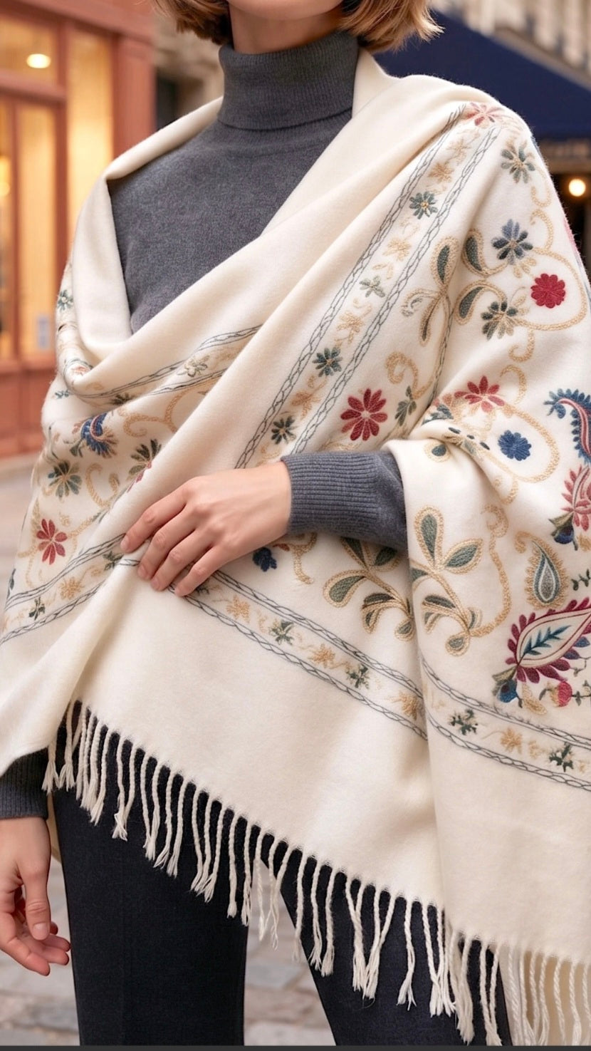 Pañuelo con estampado floral