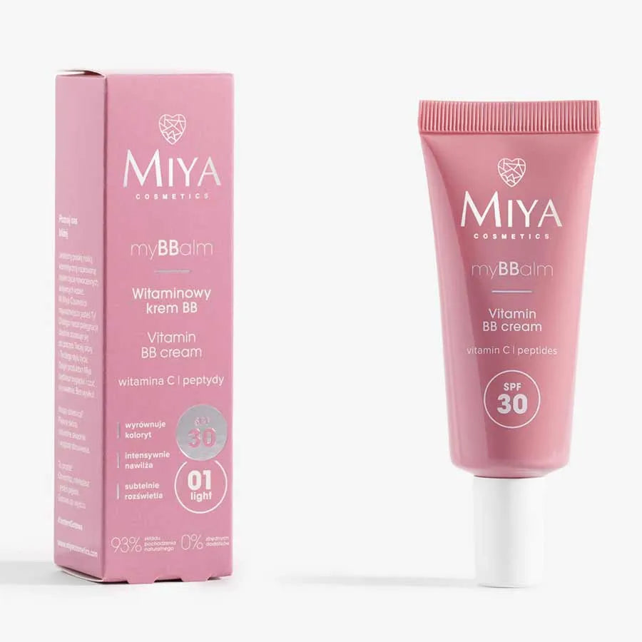 BB Cream vitaminada 01 light myBBalm Miya