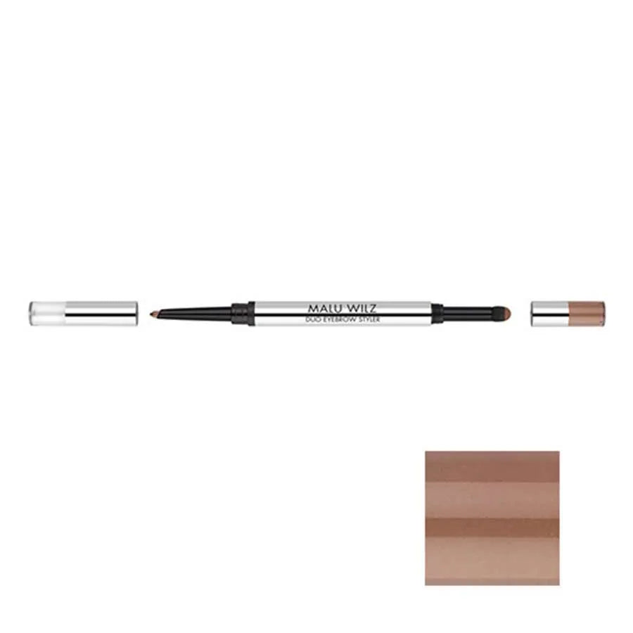 Lápiz cejas Duo 2 castaño Malu Wilz